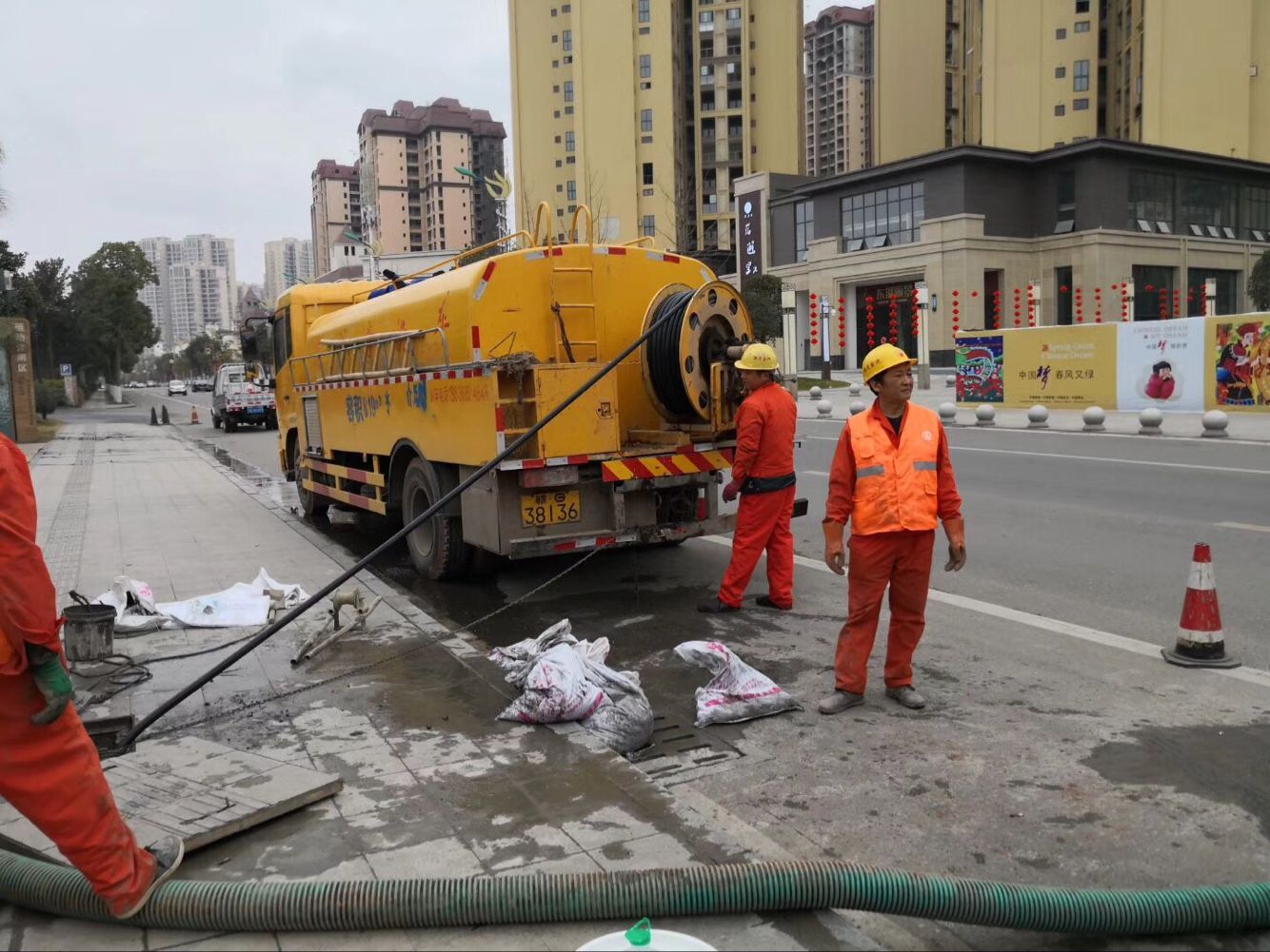 睢阳排污管道清淤-管道清洗